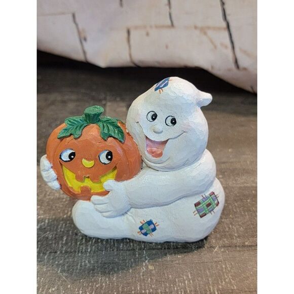 Halloween ghost Jack O'Lantern happy home decor figure - Picture 1 of 4